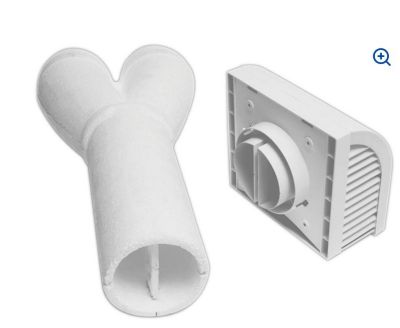 Panasonic - FV-WC04VE1 - WhisperComfort Wall Cap, Double chambers for exhaust and supply air