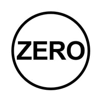 Bargun Button Cap, Round, Zero, White Cap, Black Letter - PH10-74-178