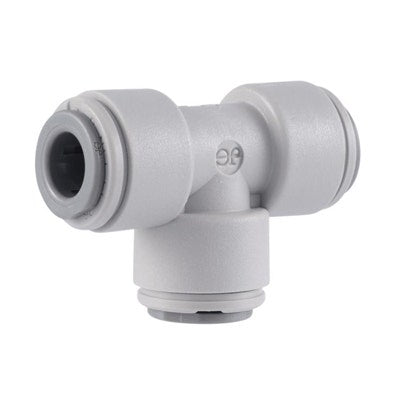John Guest Gray Acetal Union Tee 1/4" Tube OD