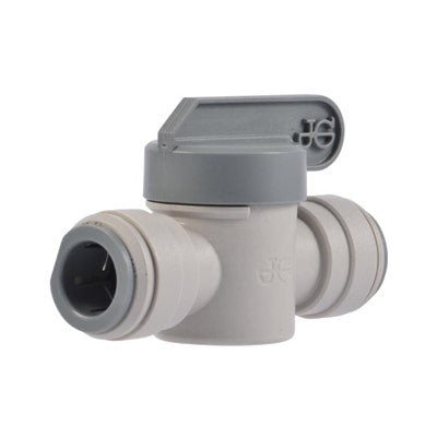 John Guest Gray Acetal Shutoff Valve 3/8" Tube OD Long Handle