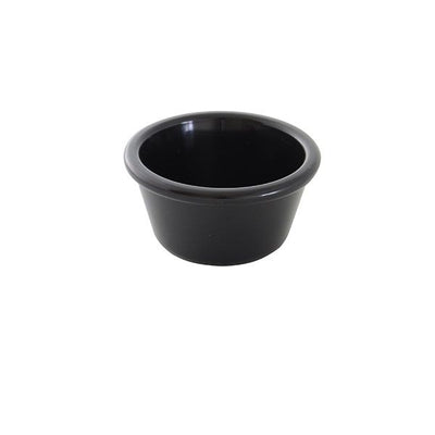 Thunder Group PL538BL1 4 Oz Ramekin Dishwasher Safe Black Plastic