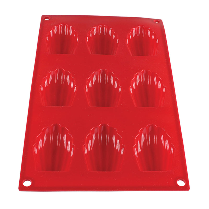 Thunder Group PLBM006S 1 Oz Baking Mold Flexible Unbreakable Red Silicone