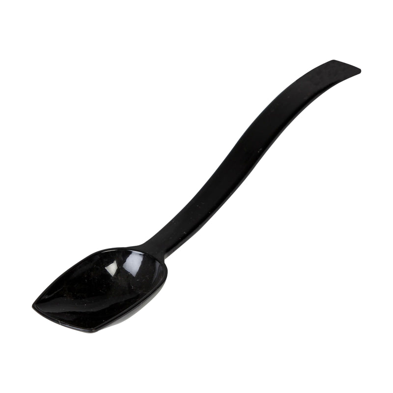 Thunder Group PLBS010BK 10 Inch 3/4 Oz Solid Buffet Spoon Black Polycarbonate