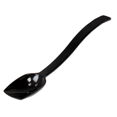 Thunder Group PLBS110BK 10 Inch 3/4 Oz Perforated Serving Spoon Polycarbonate Black