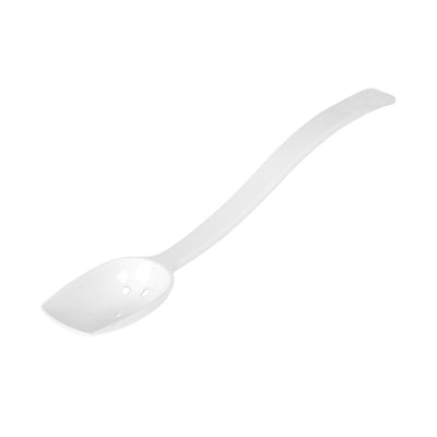 Thunder Group PLBS110WH 10 Inch 3/4 Oz Perforated Buffet Spoon Plastic White