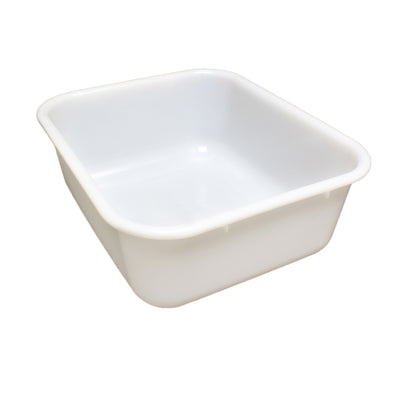 Thunder Group PLBT002W 14-1/2 Inch Bus Box NSF White High Density Polyethylene Stackable