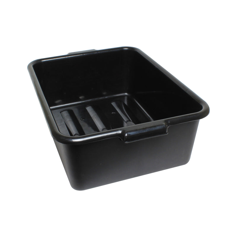 Thunder Group PLBT007B 20 Inch Bus Box High-density polyethylene Black with Integrated Handles