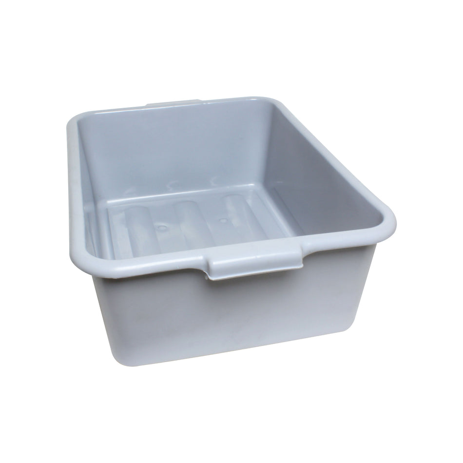 20-1/2" x 15-1/2" x 7", Bus Box, Gray Color, High-Density Polyethylene, No Dishwashing, No Microwave, NSF