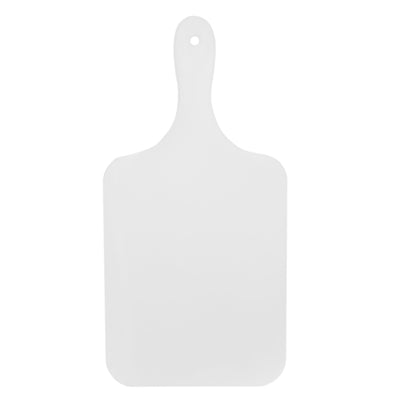 Thunder Group PLCB007 Cutting Board 12 Inch Paddle Shape Plastic White with Handle