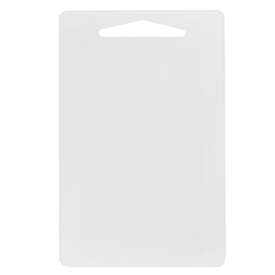 6" x 10" x 3/8", Cutting Board with Non-Skid Surface, High Density Polyethylene, Made In Taiwan, Dishwasher Safe