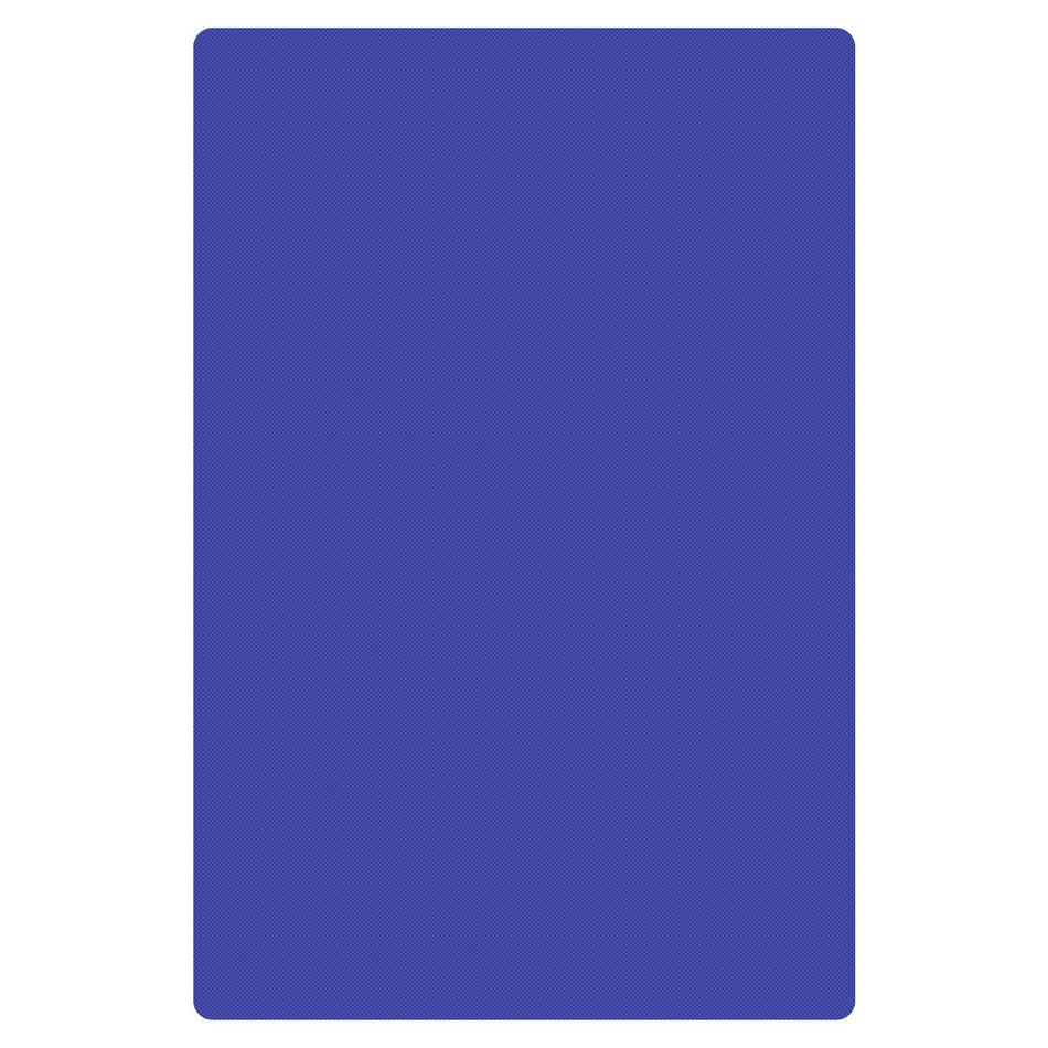 20" x 15" x 1/2", Color Coded Cutting Board with Non-Absorbent and Non-Skid Surface, Blue Color, High Density Polyethylene, Made In Taiwan, Dishwasher Safe, NSF