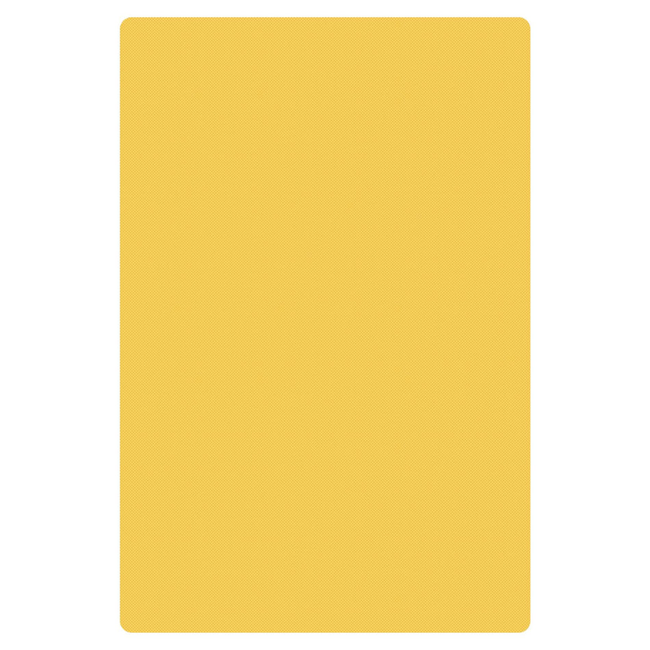 20" x 15" x 1/2", Color Coded Cutting Board with Non-Absorbent and Non-Skid Surface, Yellow Color, High Density Polyethylene, Made In Taiwan, Dishwasher Safe, NSF