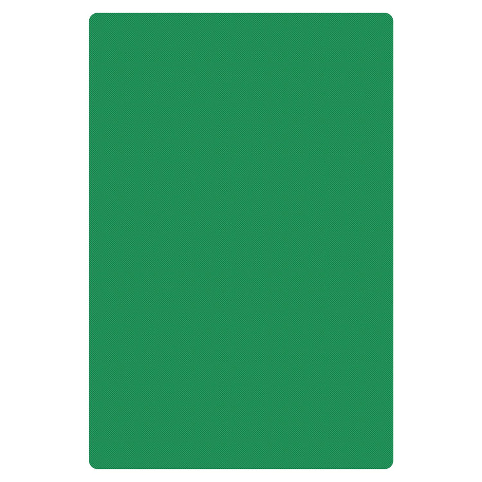 24" x 18" x 1/2", Color Coded Cutting Board with Non-Absorbent and Non-Skid Surface, Green Color, High Density Polyethylene, Made In Taiwan, Dishwasher Safe, NSF