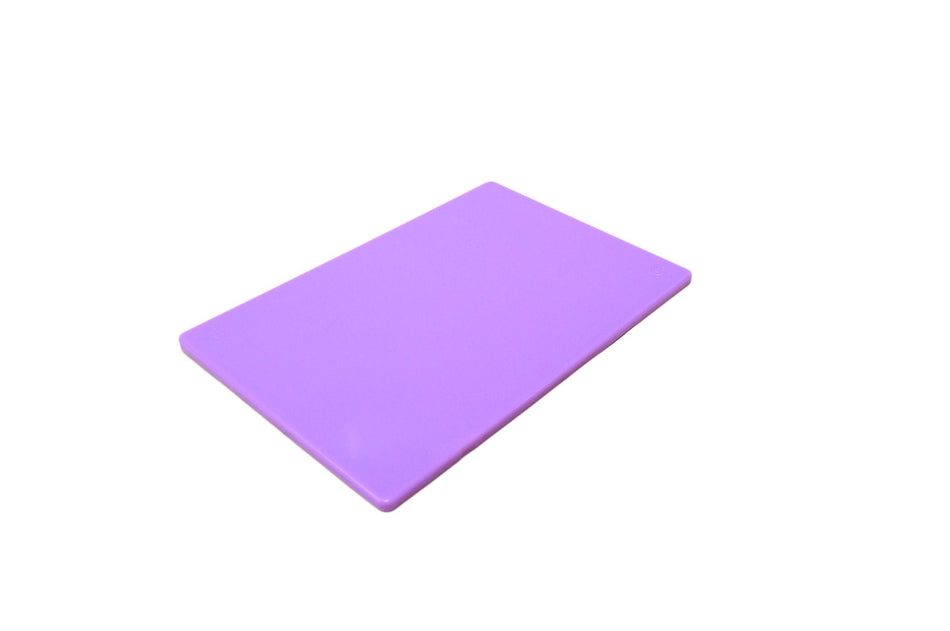 24" x 18" x 1/2", Color Coded Cutting Board with Non-Absorbent and Non-Skid Surface, Purple Color, High Density Polyethylene, Made In Taiwan, Dishwasher Safe, NSF