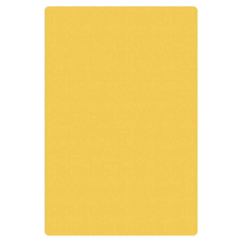Thunder Group PLCB241805YW 24 Inch Non-absorbent Yellow Cutting Board Polyethylene