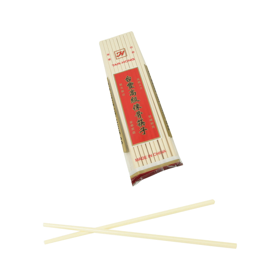 Plain White Chopsticks without printed image (1,000 Pair/Case), Plastic