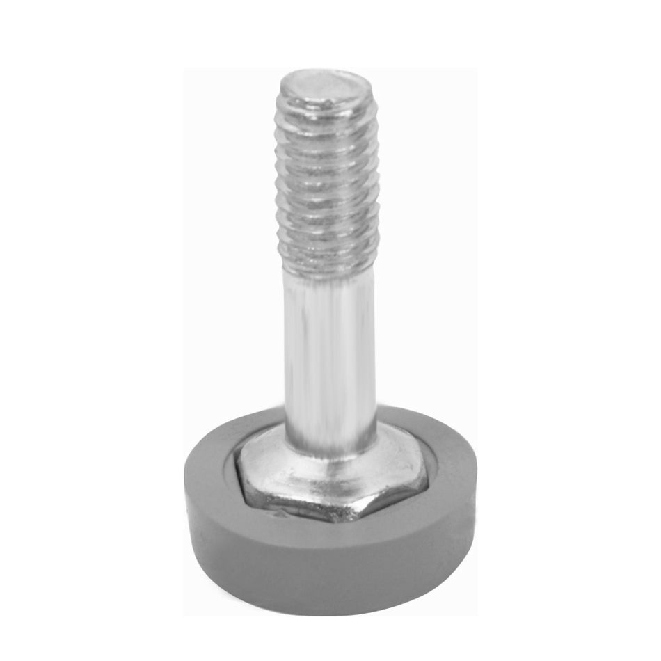 1" x 1" x 2", Decorative Leveling Foot, Iron with Polyethylene Foot, 5 Years Limited Warranty