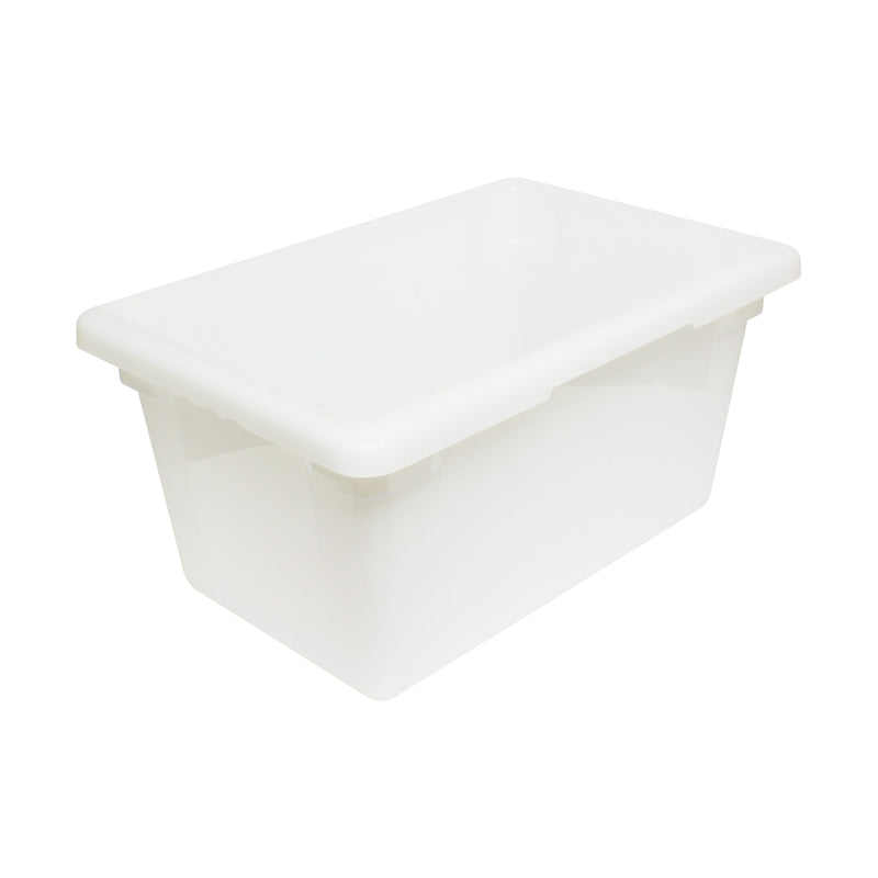 Thunder Group PLFB121809PP 12 Inch Food Storage Box with Handle Polypropylene White