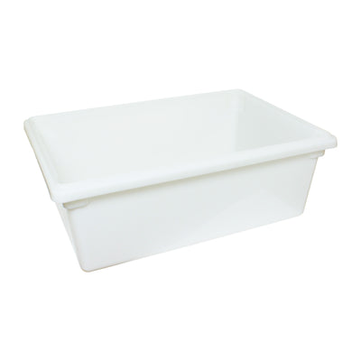 Thunder Group PLFB182609PP 18 Inch Food Storage Box 13 Gallon Stain Resistant Polypropylene White