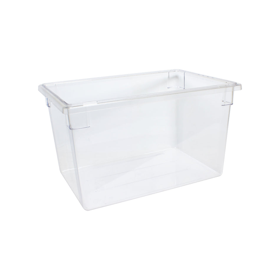 18" x 26" x 15", 22 Gallon Food Storage Box, Clear Color, Polycarbonate, withstand temperature from -40°F up to 210°F, Dishwasher Safe, Break-Resistant, Shatter-Resistant, No Microwave, No Oven, NSF