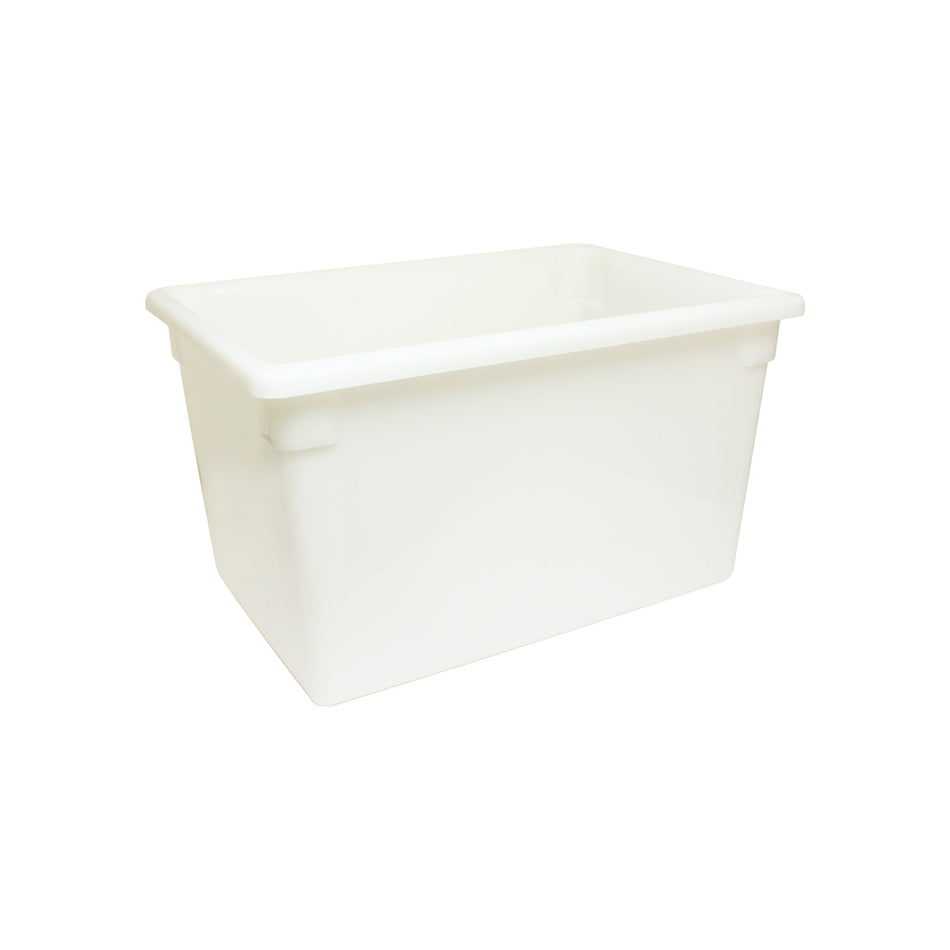 18" x 26" x 15", 22 Gallon Food Storage  Box, White Color, Polypropylene, withstand temperature from -40°F up to 160°F, Dishwasher Safe, No Microwave, No Oven, NSF