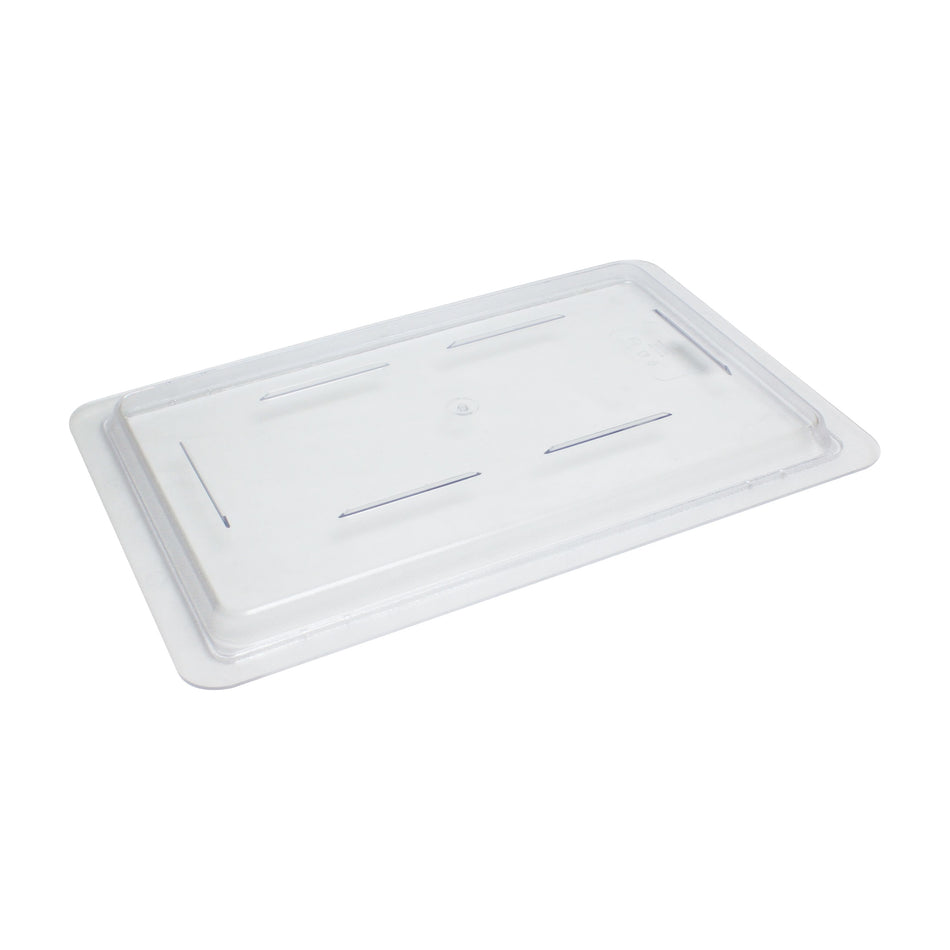 Lid for Half Size Food Storage Box, Clear Color, Polycarbonate, withstand temperature from -40°F up to 210°F, Dishwasher Safe, Break-Resistant, Shatter-Resistant, No Microwave, No Oven, NSF