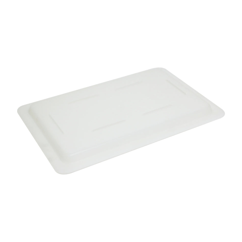Lid for Half Size Food Storage Box, White Color, Polypropylene, withstand temperature from -40°F up to 160°F, Dishwasher Safe, No Microwave, No Oven, NSF