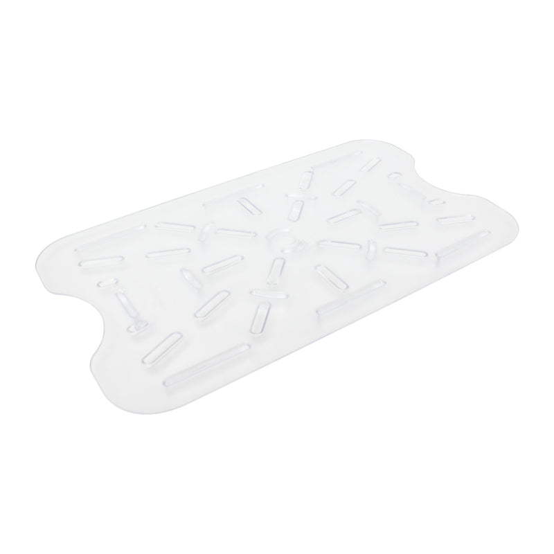 Thunder Group PLFBD1218PC 12 Inch Drain Shelf Food Pan Drain Tray Polycarbonate White