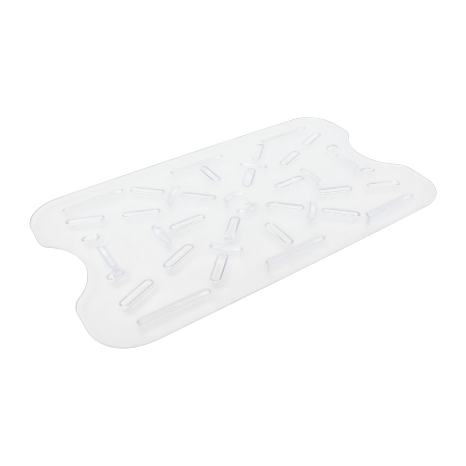 Drain Shelf Fits 12" x 18" Food Storage Box, Clear Color, Polycarbonate, withstand temperature from -40°F up to 210°F, Dishwasher Safe, Break-Resistant, Shatter-Resistant, No Microwave, No Oven, NSF