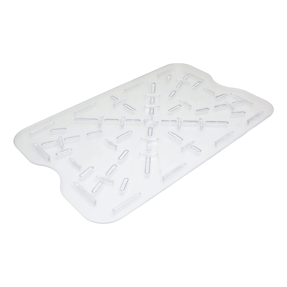Drain Shelf Fits 18" x 26" Food Storage Box, Clear Color, Polycarbonate, withstand temperature from -40°F up to 210°F, Dishwasher Safe, Break-Resistant, Shatter-Resistant, No Microwave, No Oven, NSF