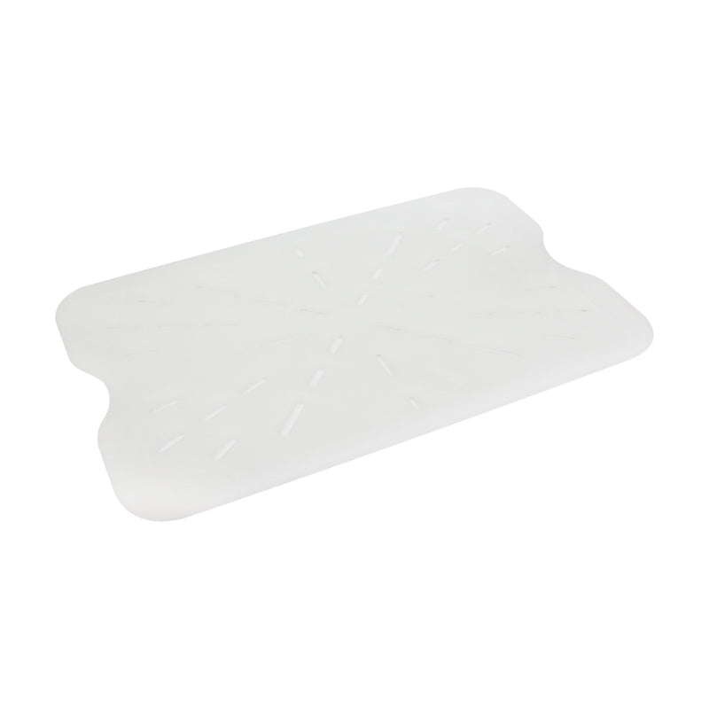 Thunder Group PLFBD1826PP 18 Inch Drain Shelf for Food Pan Storage White Polypropylene