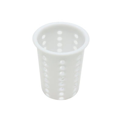 Thunder Group PLFC001 4-1/4 Inch Diameter Flatware Cylinder Perforated Plastic