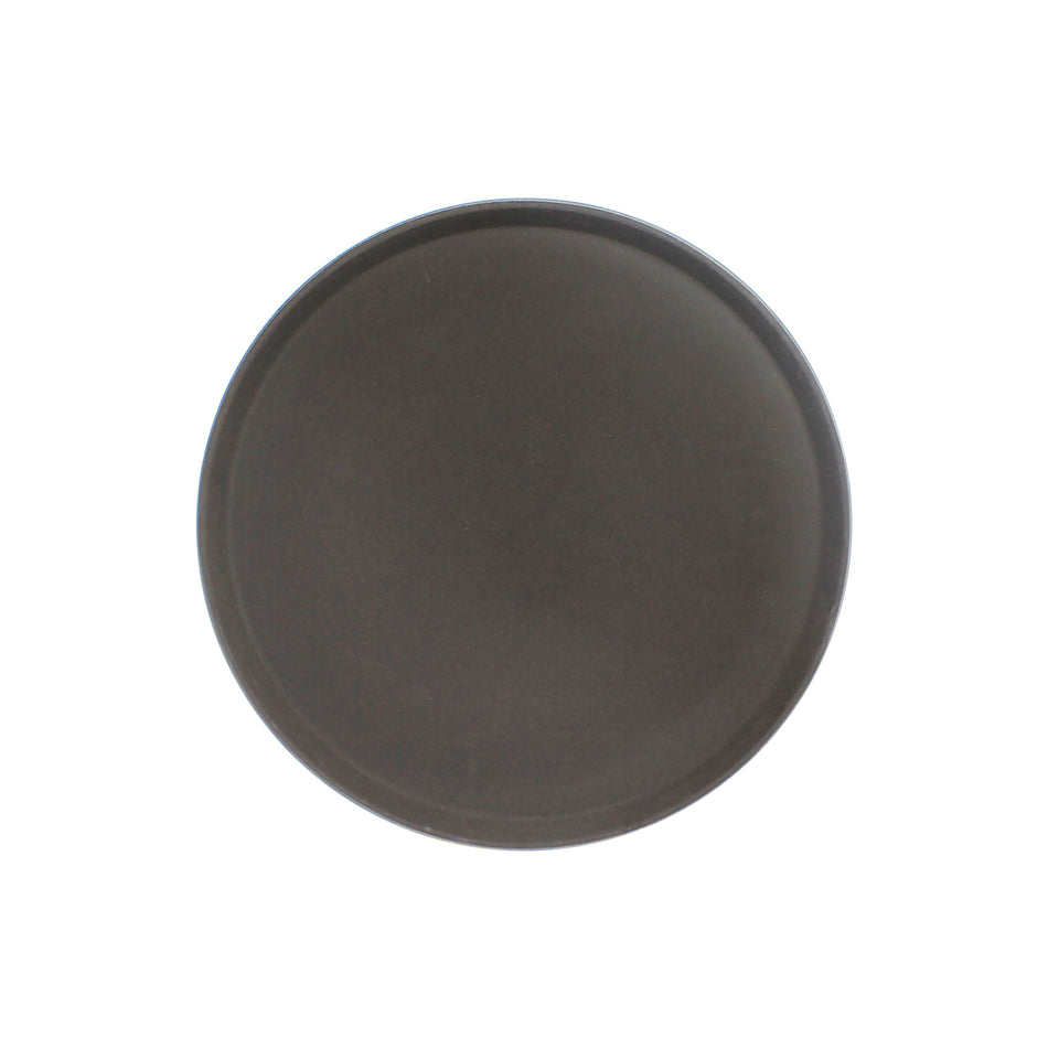 14" Round Servicing Tray, Brown Color, Fiberglass, NSF