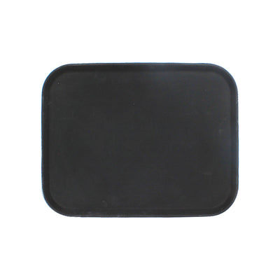 Thunder Group PLFT1418BK 14 Inch Serving Tray Fiberglass Non-Skid Black