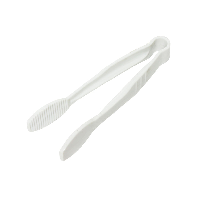 Thunder Group PLFTG006WH 6 Inch Serving Tongs Dishwasher Safe Polycarbonate White