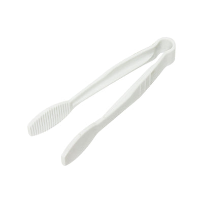Thunder Group PLFTG006WH 6 Inch Serving Tongs Dishwasher Safe Polycarbonate White