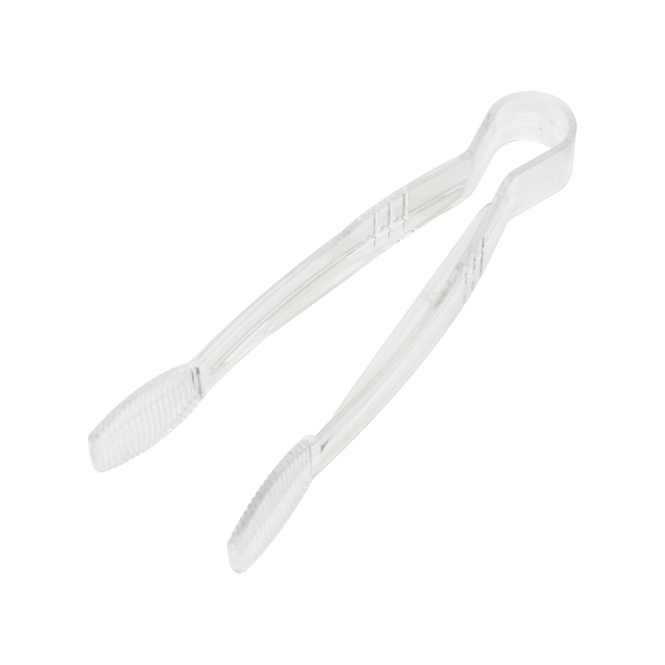 9" x 2-1/2" x 1-5/8", Flat Grip Tong, Clear Color, Polycarbonate, One-Piece, Dishwasher Safe, Break-Resistant, Shatter-Resistant, Color Coded, No Microwave, No Oven, NSF