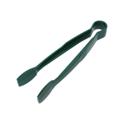 Thunder Group PLFTG012GR 12 Inch Flat Grip Serving Tongs Dishwasher Safe Polycarbonate Green