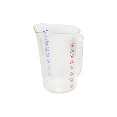 Thunder Group PLMC128CL 4 Quart Measuring Cup Dishwasher Safe Polycarbonate