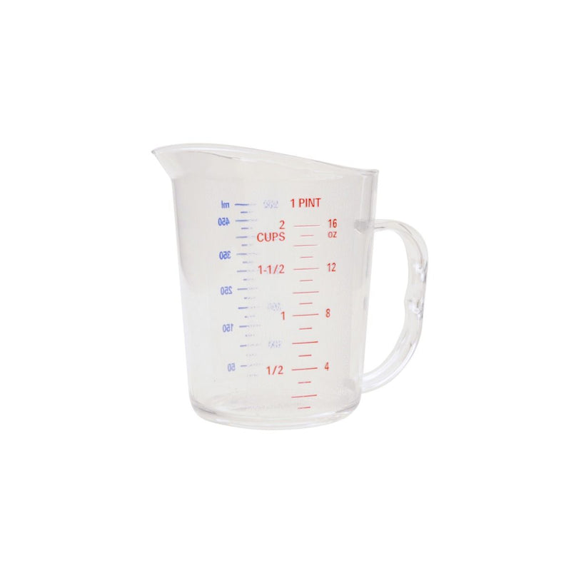 Thunder Group PLMD016CL Measuring Cup 1 Pint Clear Polycarbonate with Handle