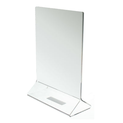 Thunder Group PLMH003 5 Inch Standard Style Menu Card Holder Acrylic Clear