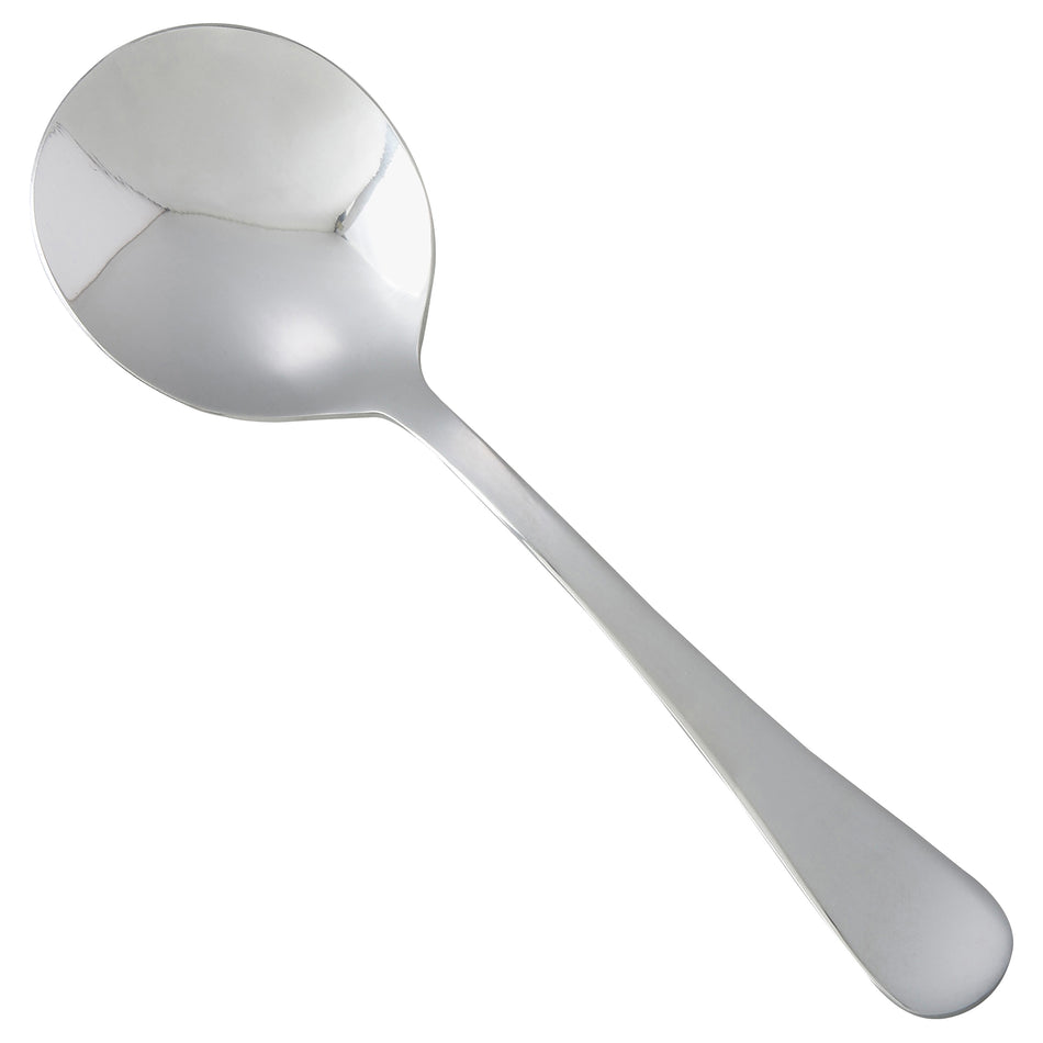 12 pack Winco 0026-04 Elite Bouillon Spoon, 18/0 Heavyweight