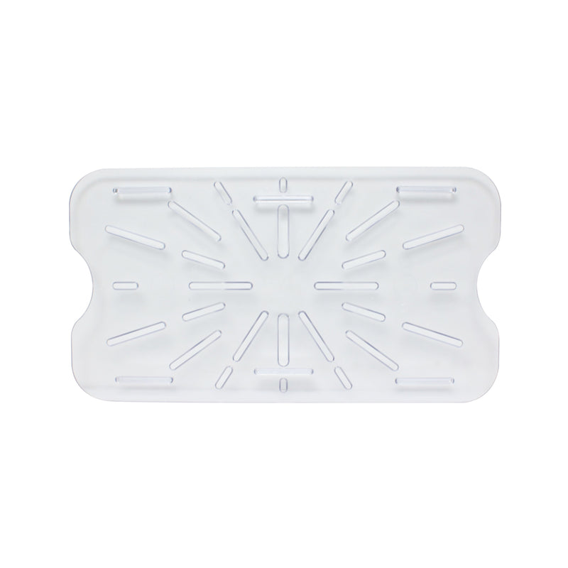 Thunder Group PLPA7000DS Full Size Shatter Resistant Drain Shelf Polycarbonate Clear