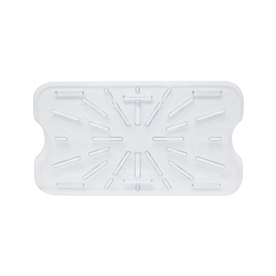 Thunder Group PLPA7000DS Full Size Shatter Resistant Drain Shelf Polycarbonate Clear
