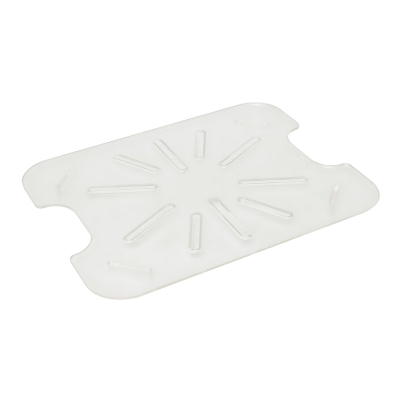Thunder Group PLPA7120DS 1/2 Size Scratch Resistant Drain Shelf Polycarbonate Clear