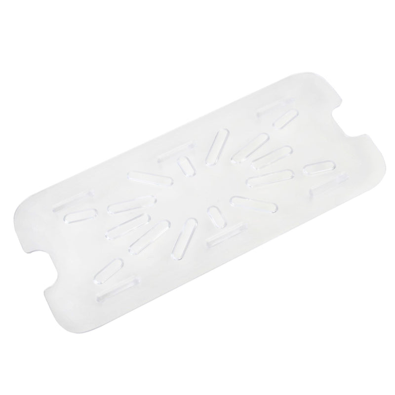 Thunder Group PLPA7130DS 1/3 Size Drain Shelf Scratch Resistant Polycarbonate Clear