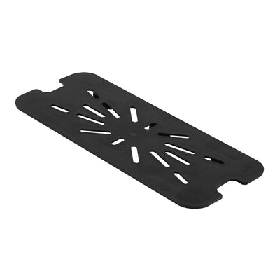 Thunder Group PLPA7130DSBK Drain Shelf 1/3 Size Built-in Handle Polycarbonate Black