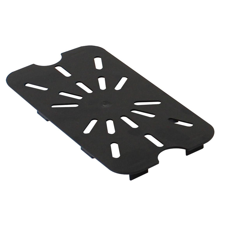 Thunder Group PLPA7140DSBK 1/4 Size Drain Shelf Scratch Resistant Polycarbonate Black