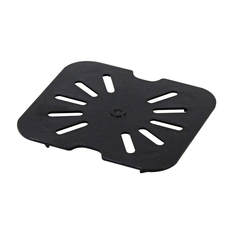 Thunder Group PLPA7160DSBK 1/6 Size Scratch Resistant Black Drain Shelf Polycarbonate