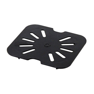 Thunder Group PLPA7160DSBK 1/6 Size Scratch Resistant Black Drain Shelf Polycarbonate